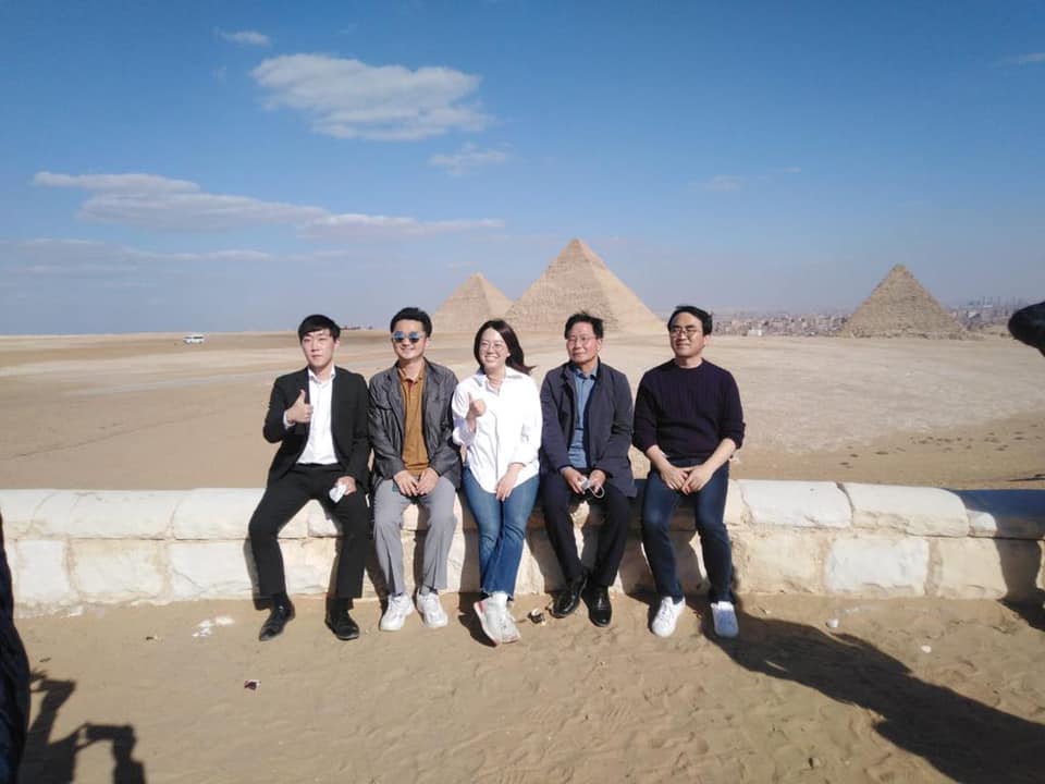 Part of the visit - Min. of Tourism & Antiquities