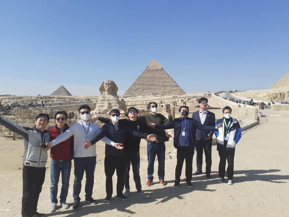 Part of the visit - Min. of Tourism & Antiquities