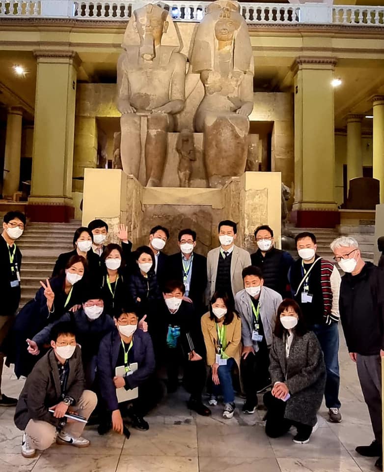 Part of the visit - Min. of Tourism & Antiquities