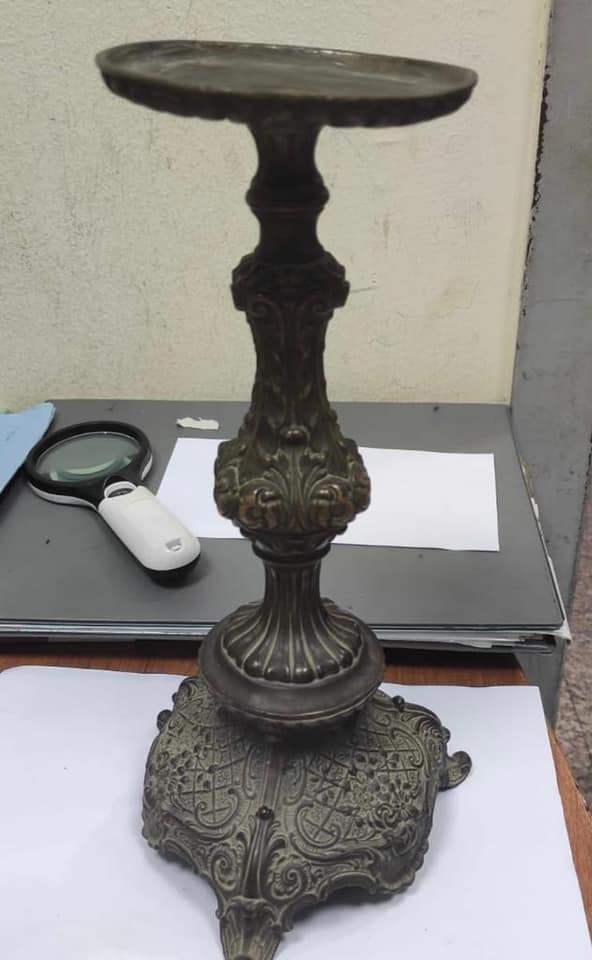 Part of the confiscated antiquities - Min. of Tourism & Antiquities 