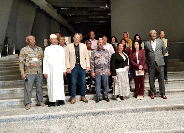 The official delegation at Sharm El-Sheikh Museum - Min. of Tourism & Antiquities 