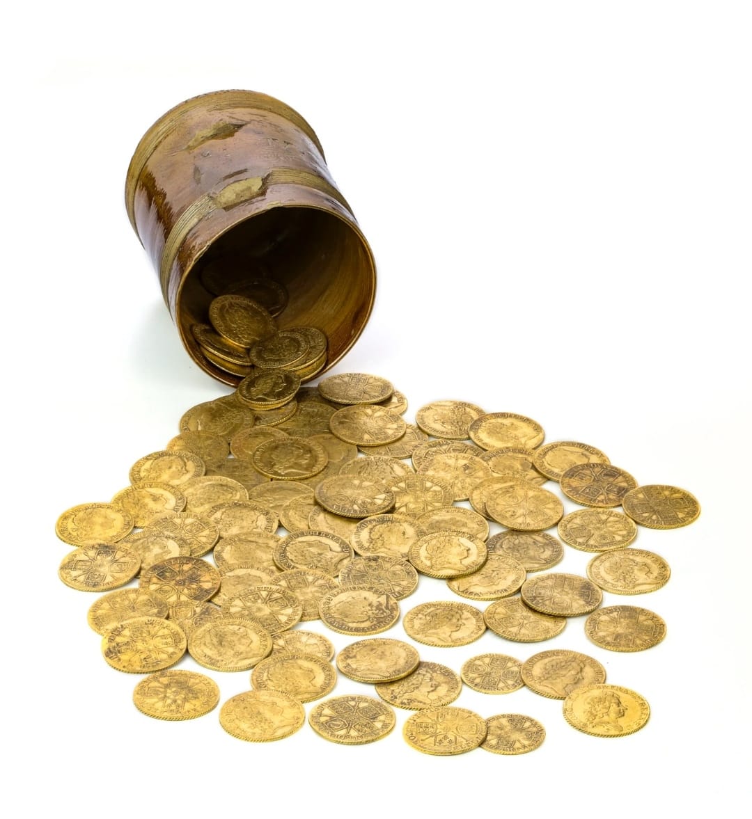 The discovered coins - social media