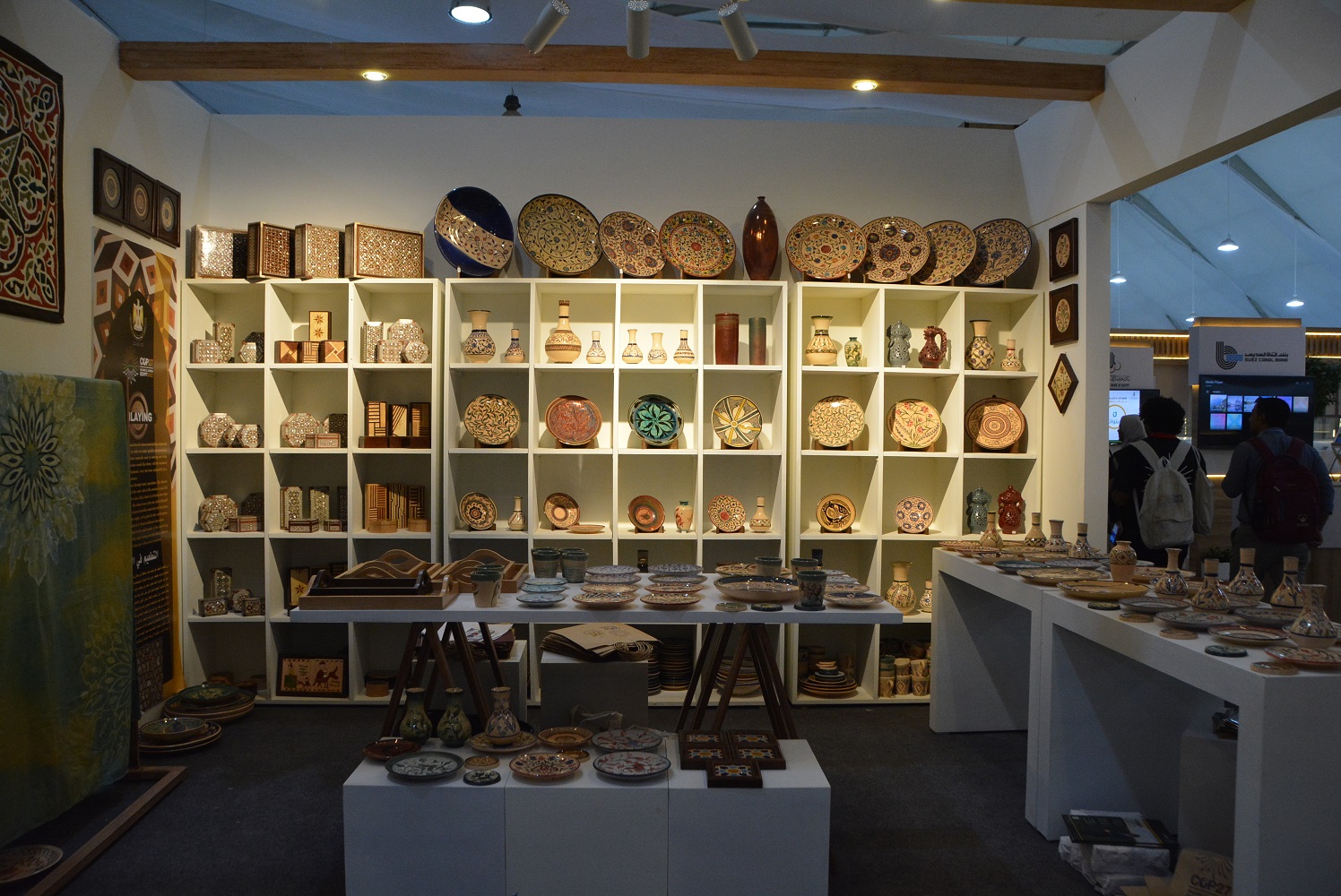 Part of the exhibits - social media