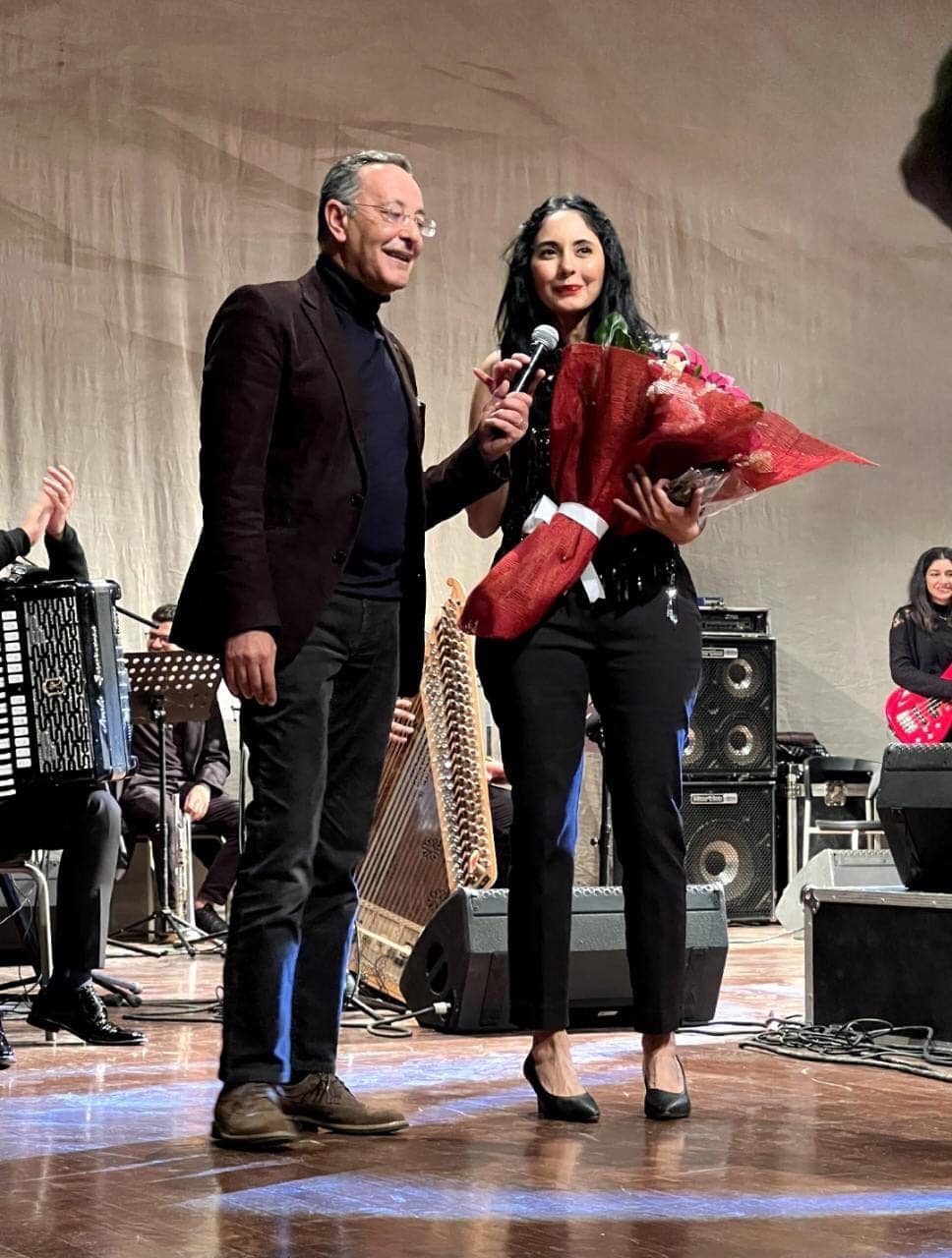 Nema Abdel Aziz during the celebration - Min. of Tourism & Antiquities