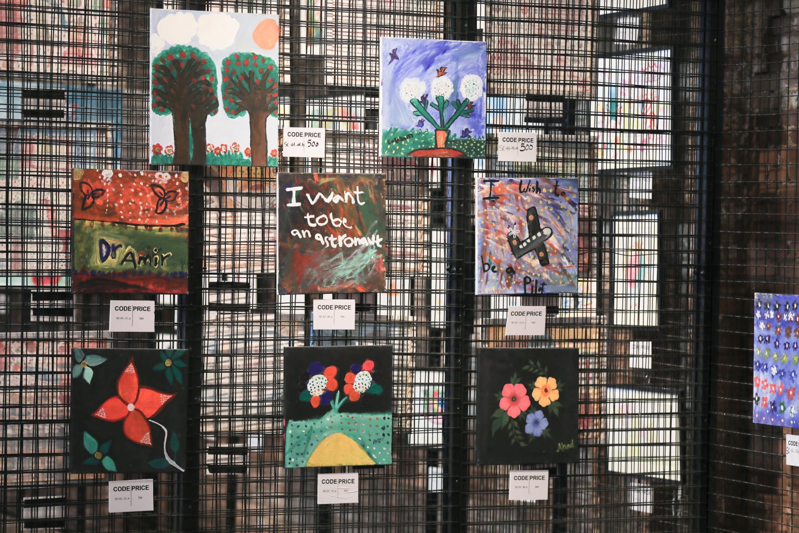 Part of the exhibition - social media