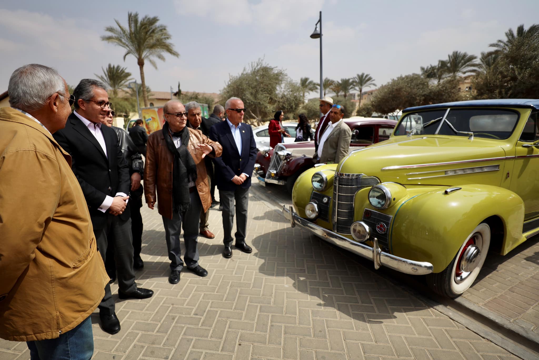 During the inauguration - Min. of Tourism & Antiquities