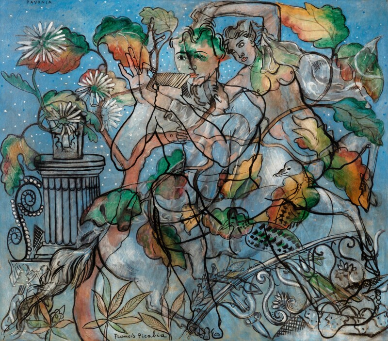 "Pavonia" by Francis Picabia - social media