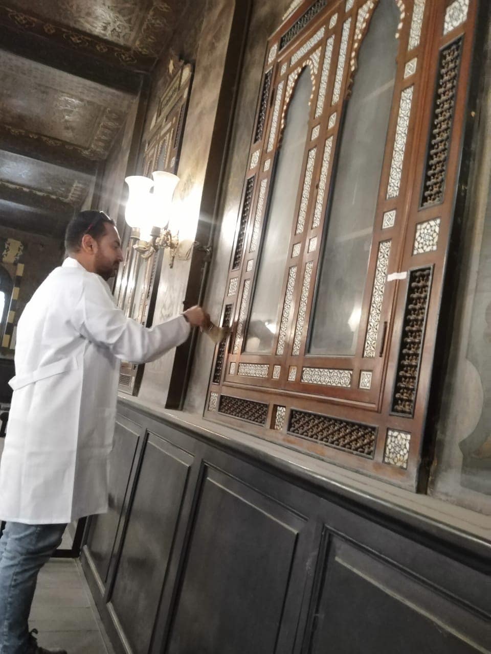Part of the restoration works2jpg
