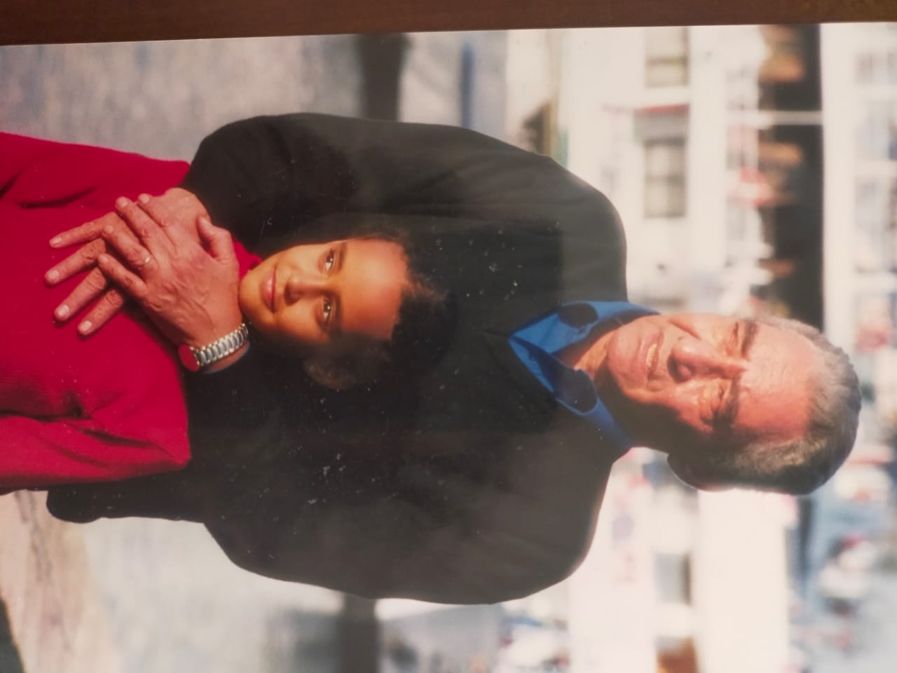 Abnudi with his daughter Noor