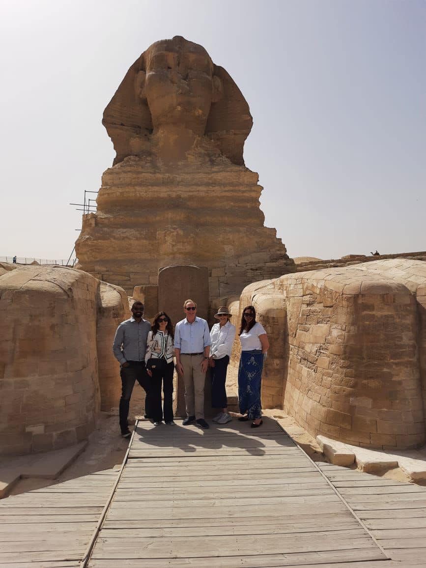 During the visit - Min. of Tourism & Antiquities