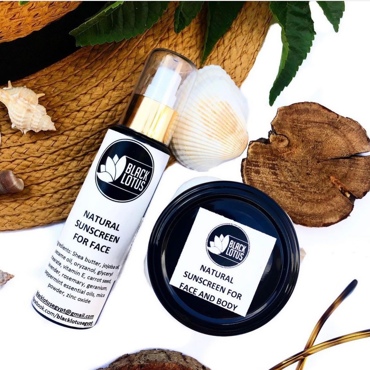 Black Lotus natural sunscreen