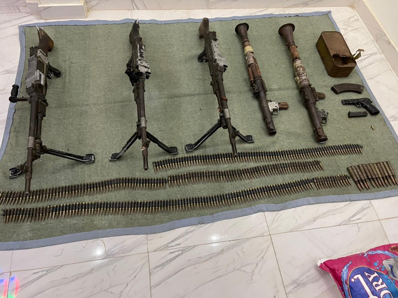 Arms confiscated