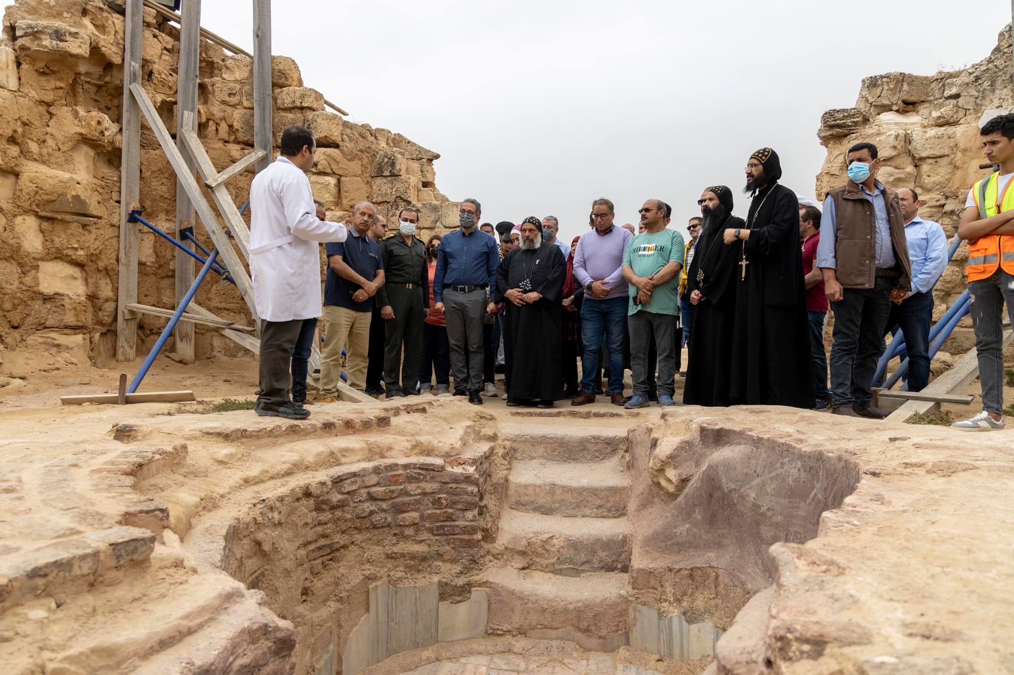 During the inspection tour