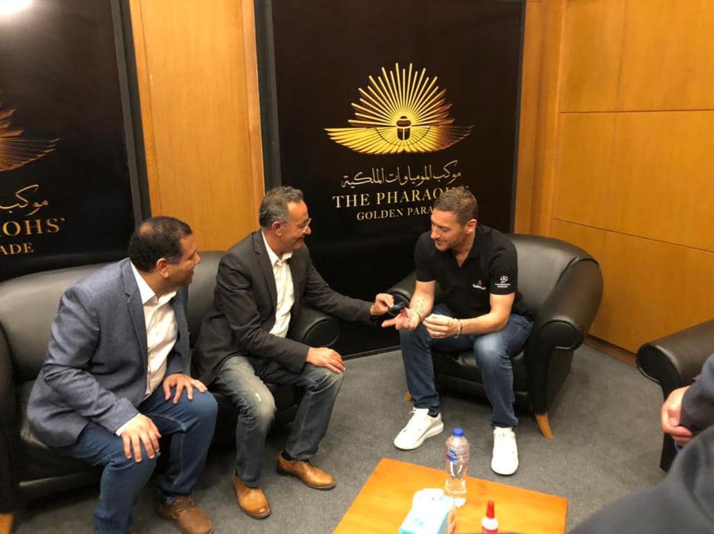 Totti in the NMEC - Min. of Tourism & Antiquities 