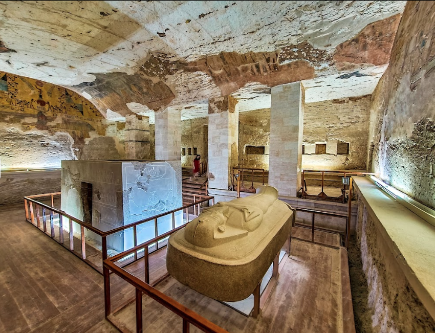 One of the tombs in the Valley of the Kings - photo by IIya Trukhanov