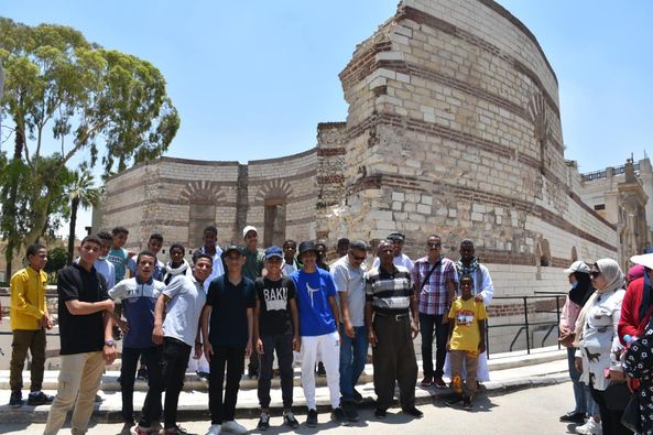 Part of the visit - Min. of Tourism & Antiquities 