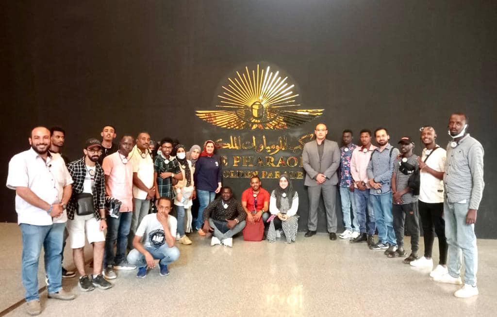 Part of the visit - Min. of Tourism & Antiquities 