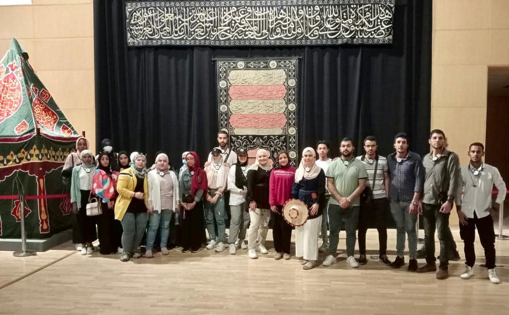 Part of the visit - Min. of Tourism & Antiquities 