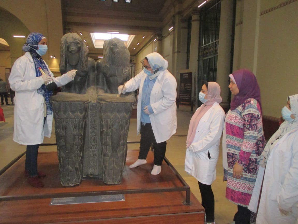Part of the restoration workshop - Min. of Tourism & Antiquities 