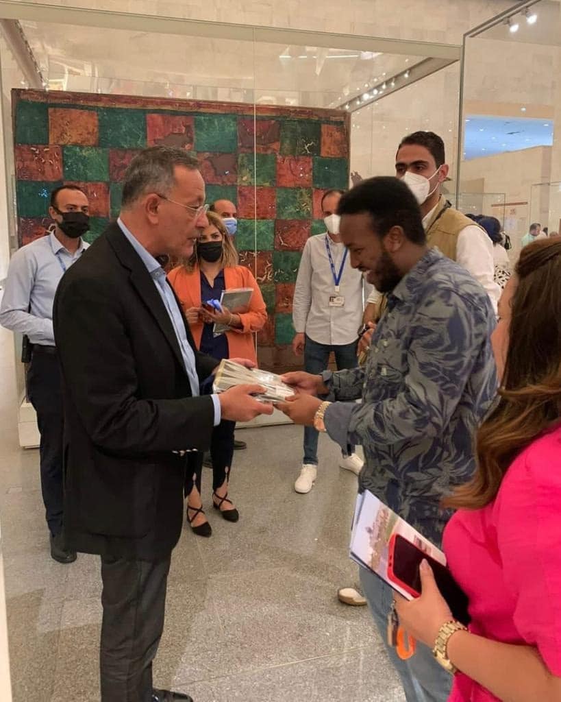 Part of the visit - Min. of Tourism & Antiquities 