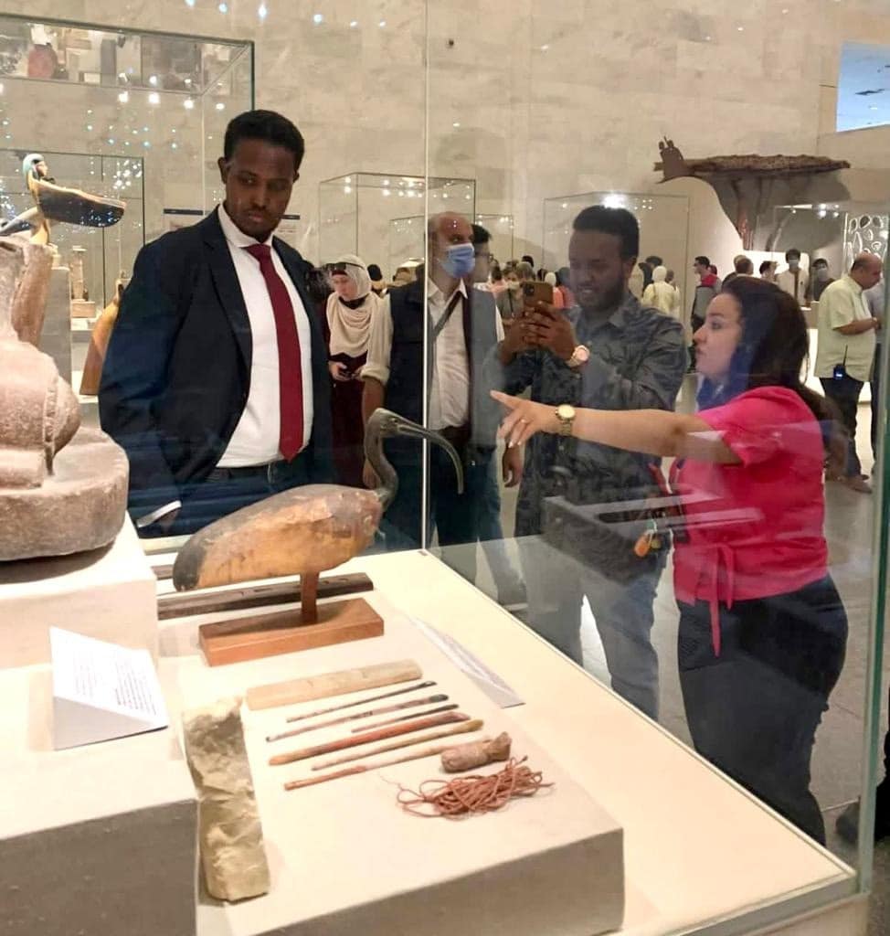 Part of the visit - Min. of Tourism & Antiquities