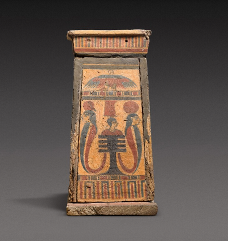 The antique ancient Egyptian box - social media
