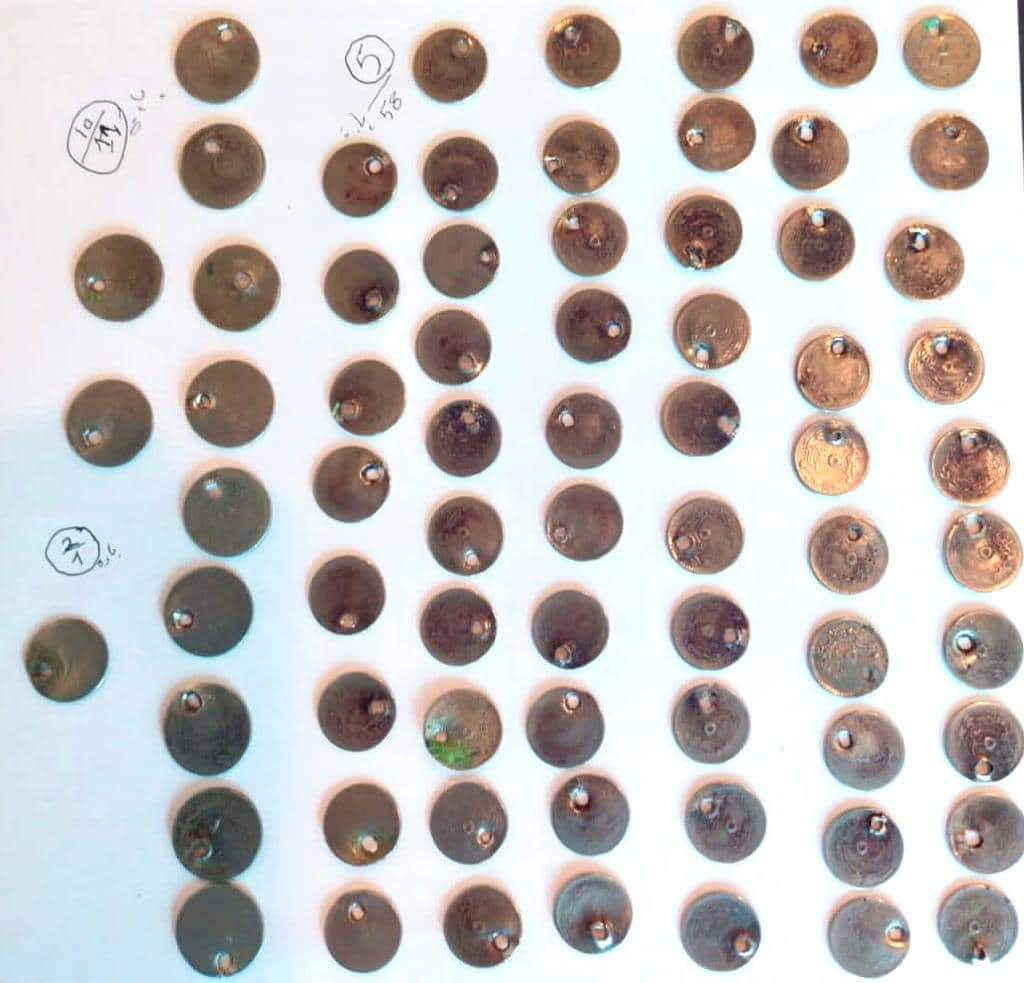 The confiscated coins - Min. of Tourism & Antiquities 