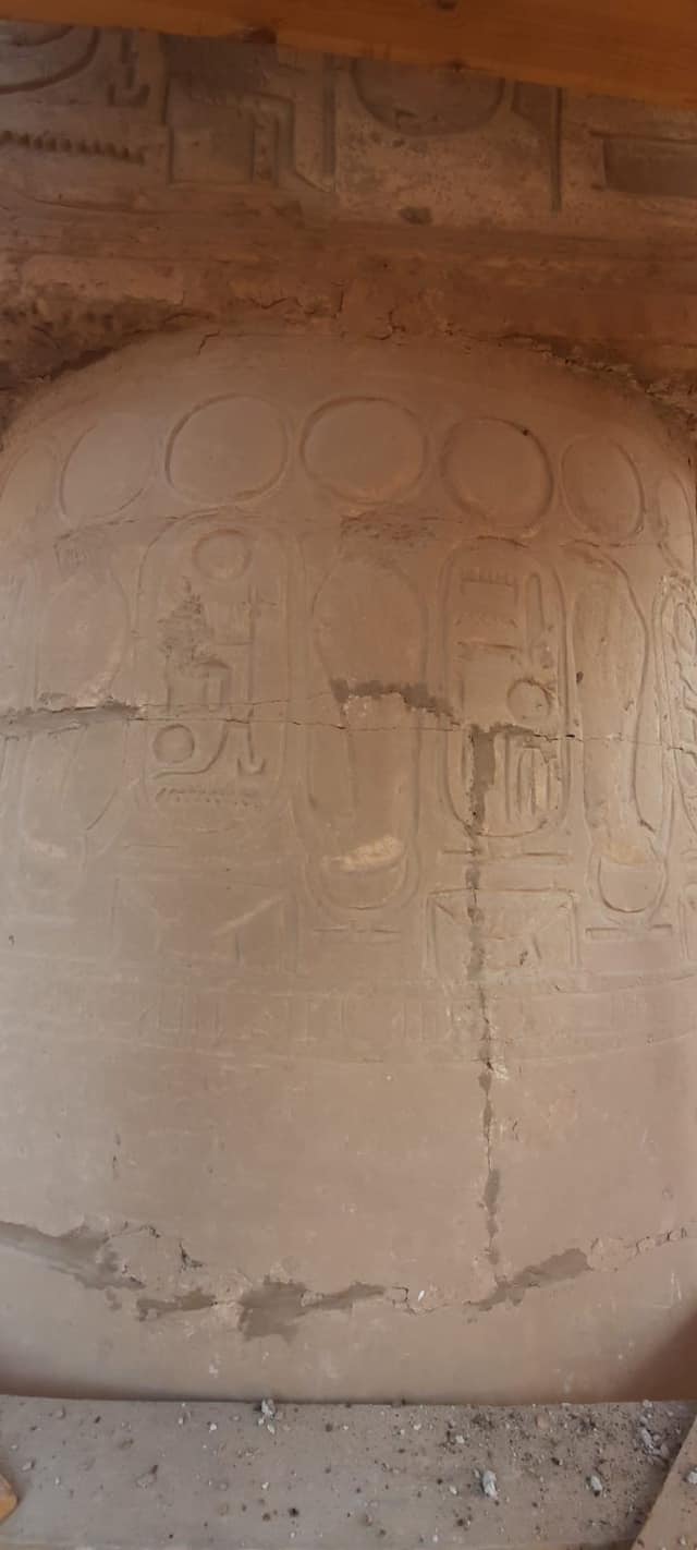 Part of the restoration works - Min. of Tourism & Antiquities
