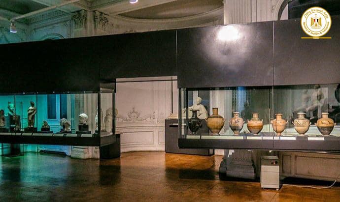 Part of the exhibited items - Min. of Tourism & Antiquities 