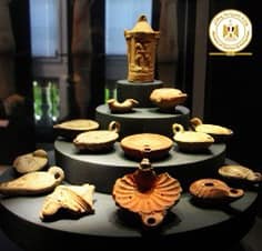 Part of the exhibited items - Min. of Tourism & Antiquities 