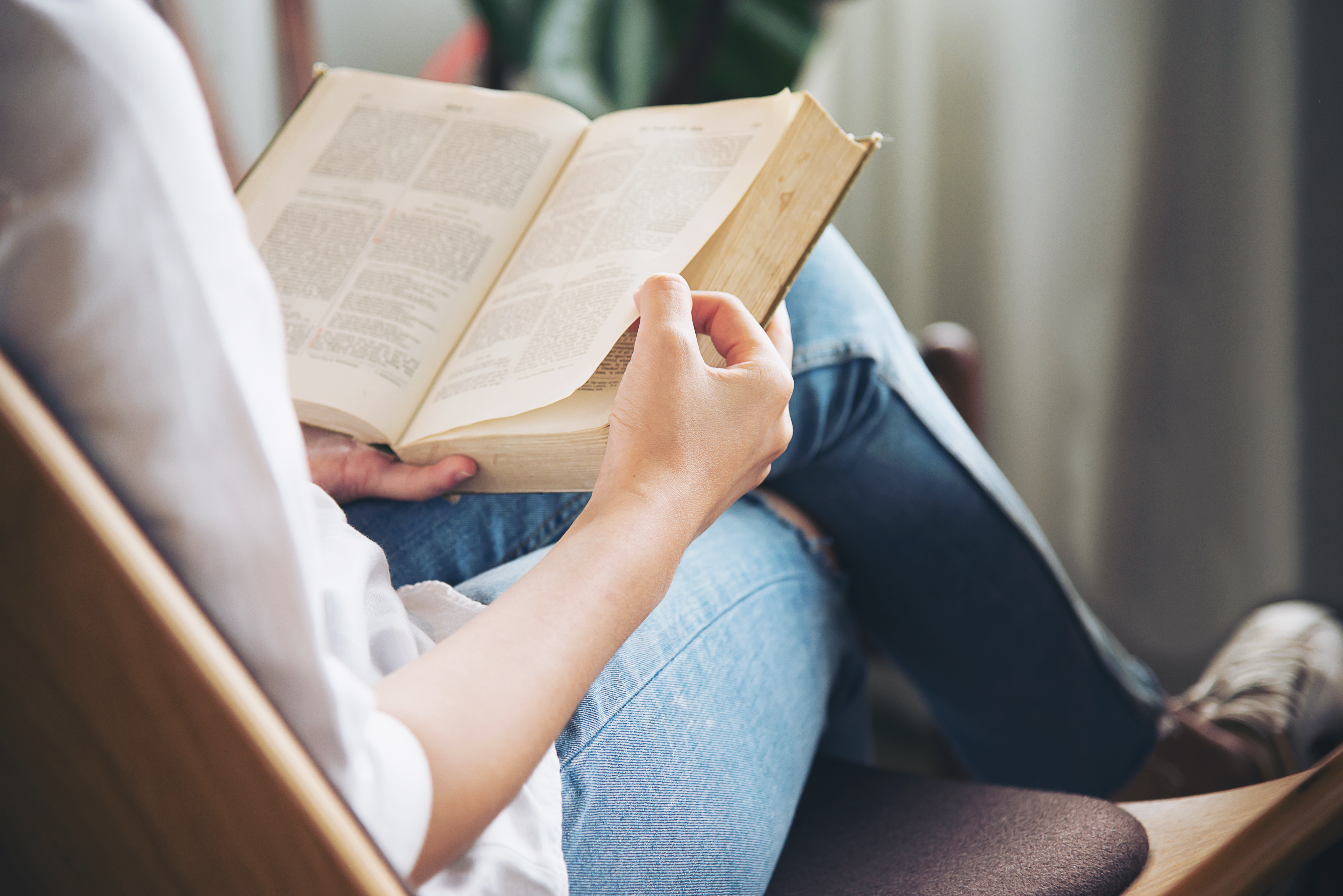 reading books