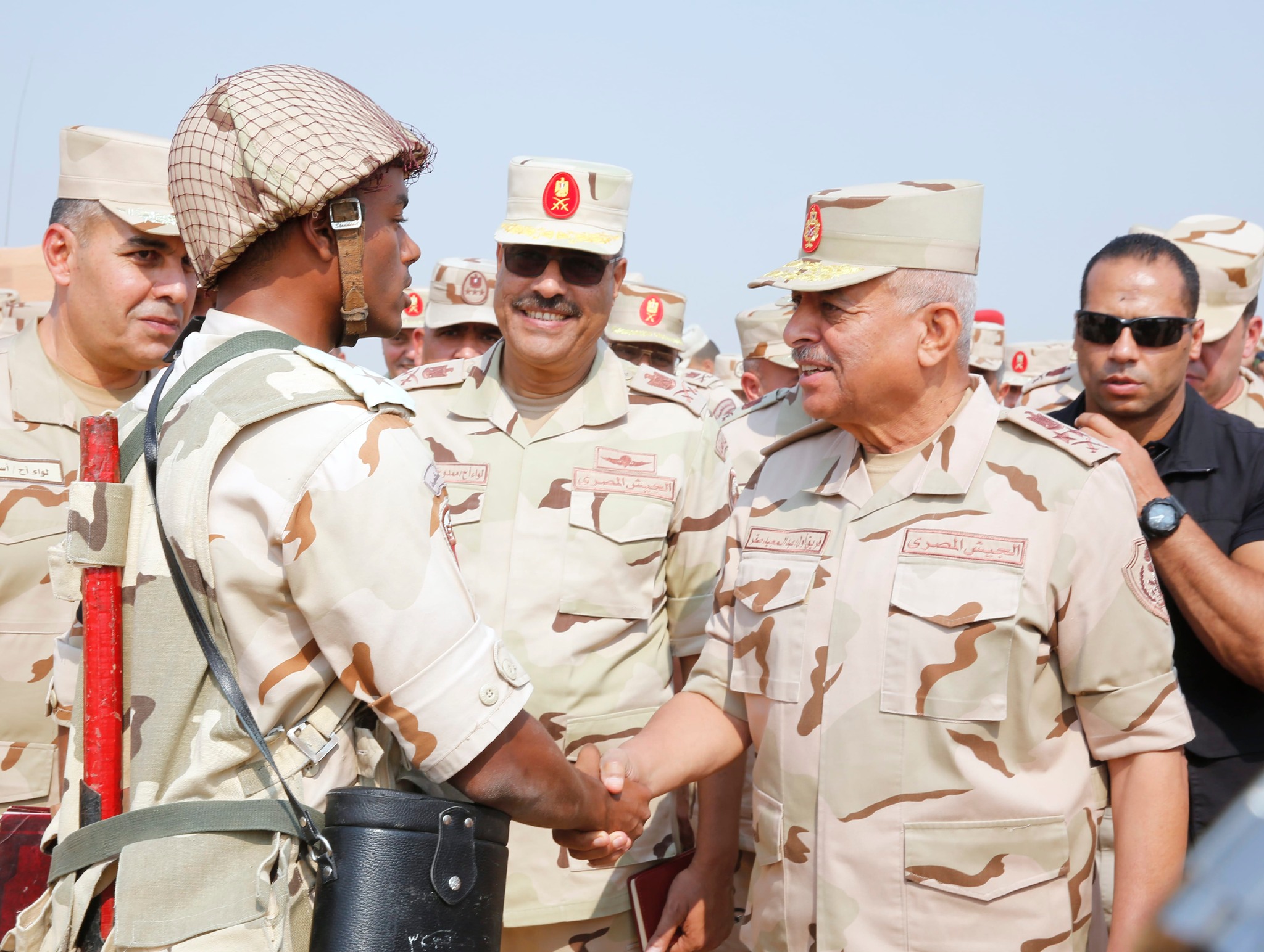 Egypt’s Defense Minister Abdel Meguid Saqr visits one of the formations of the Second Field Army – Army spox 4 Egypt’s Defense Minister Abdel Meguid Saqr visits one of the formations of the Second Field Army – Army spox 4