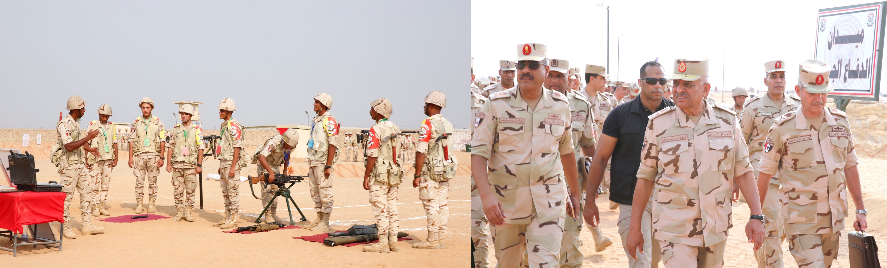 Egypt’s Defense Minister Abdel Meguid Saqr visits one of the formations of the Second Field Army – Army spox 2 Egypt’s Defense Minister Abdel Meguid Saqr visits one of the formations of the Second Field Army – Army spox 2