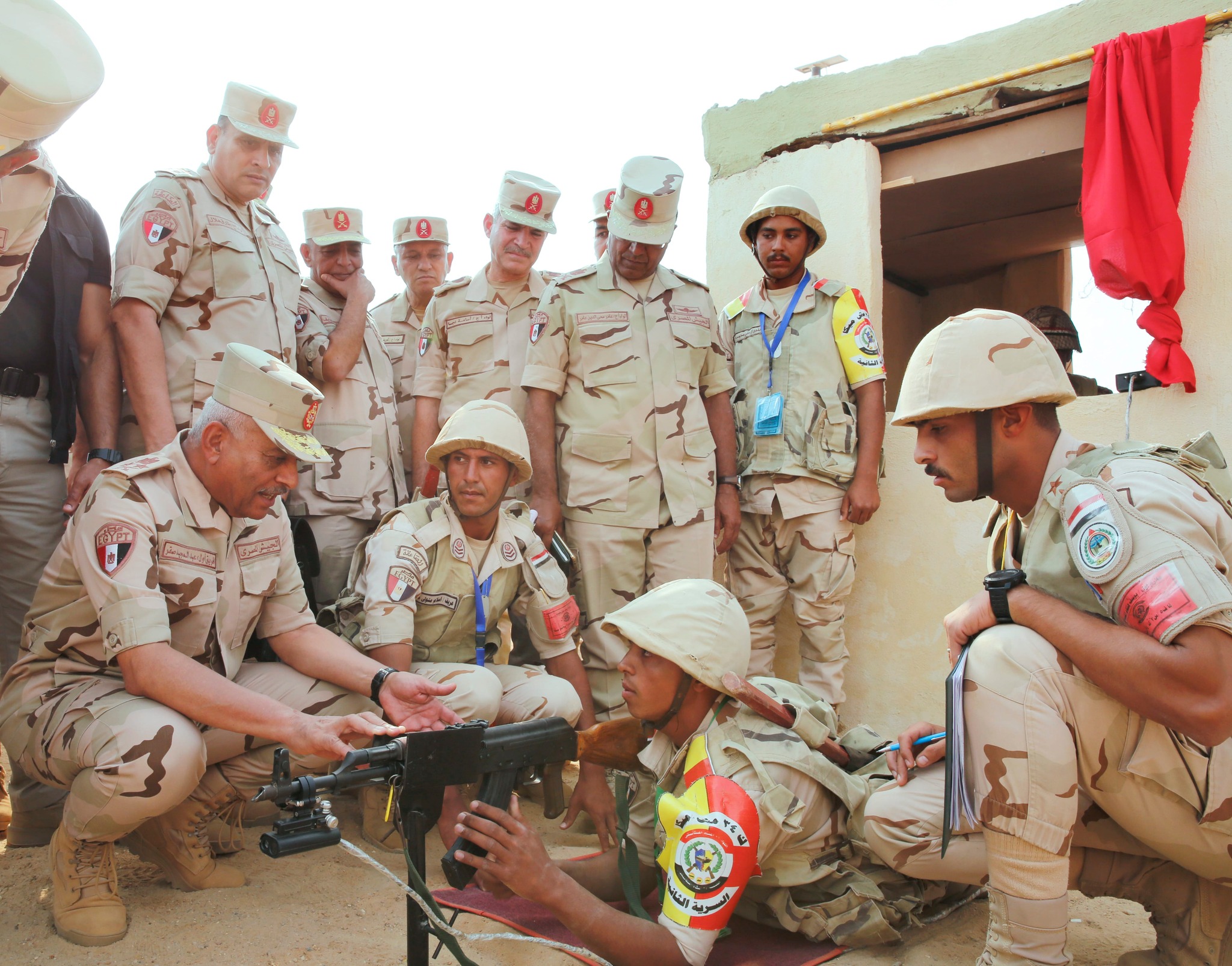 Egypt’s Defense Minister Abdel Meguid Saqr visits one of the formations of the Second Field Army – Army spox 9 Egypt’s Defense Minister Abdel Meguid Saqr visits one of the formations of the Second Field Army – Army spox 9