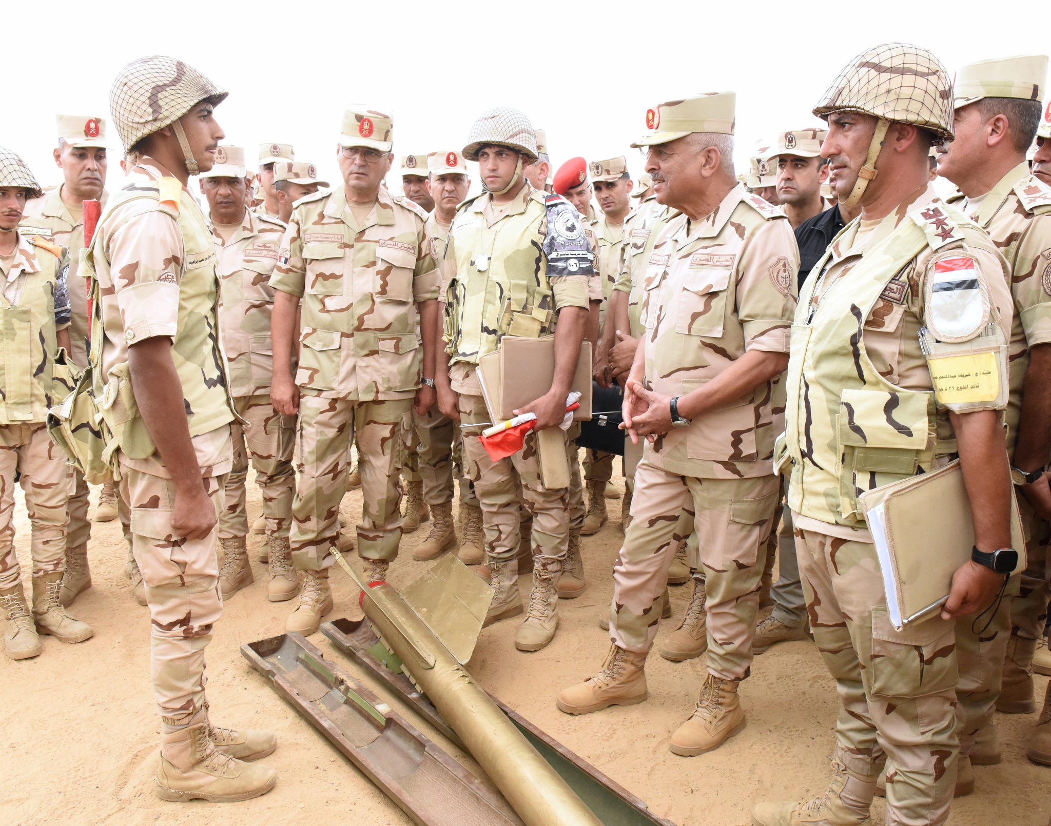 Egypt’s Defense Minister Abdel Meguid Saqr visits one of the formations of the Second Field Army – Army spox 7 Egypt’s Defense Minister Abdel Meguid Saqr visits one of the formations of the Second Field Army – Army spox 7
