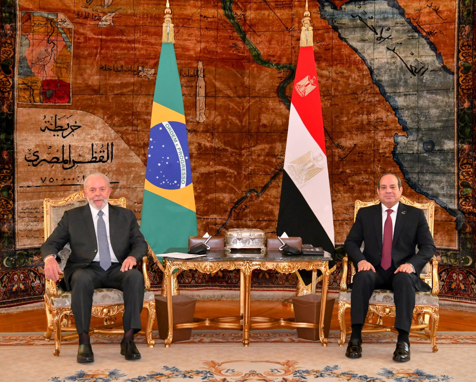 Sisi and Lula in Cairo 2