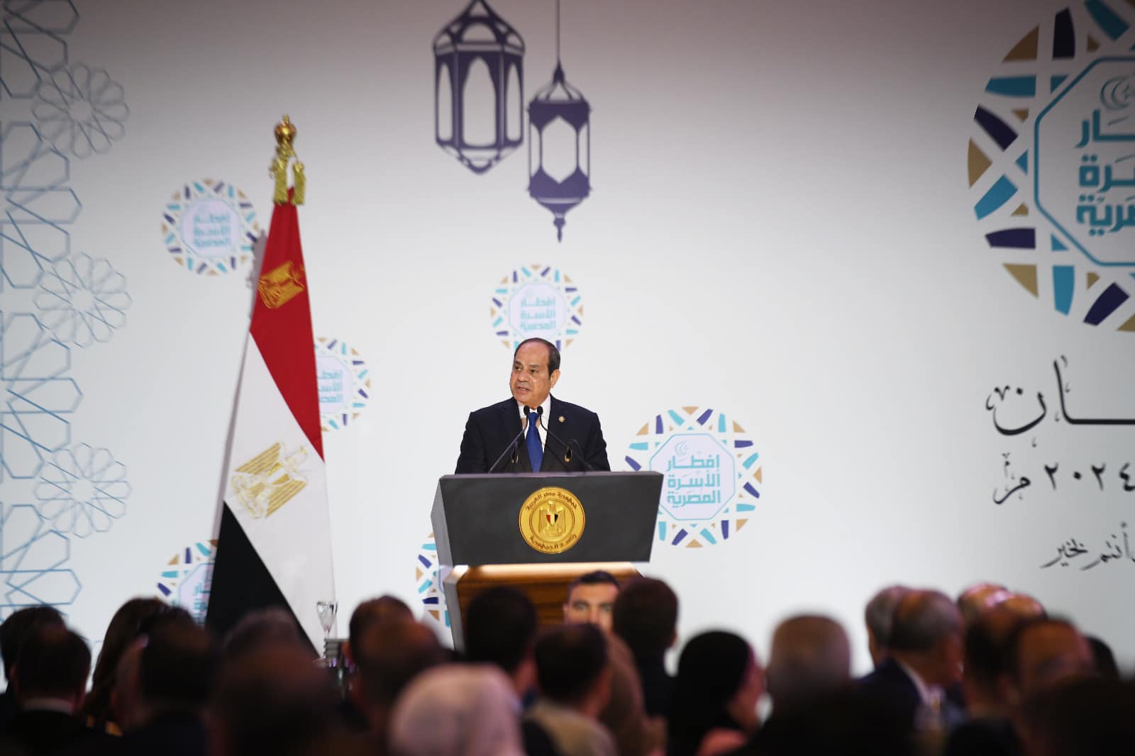 Sisi in Iftar banquet