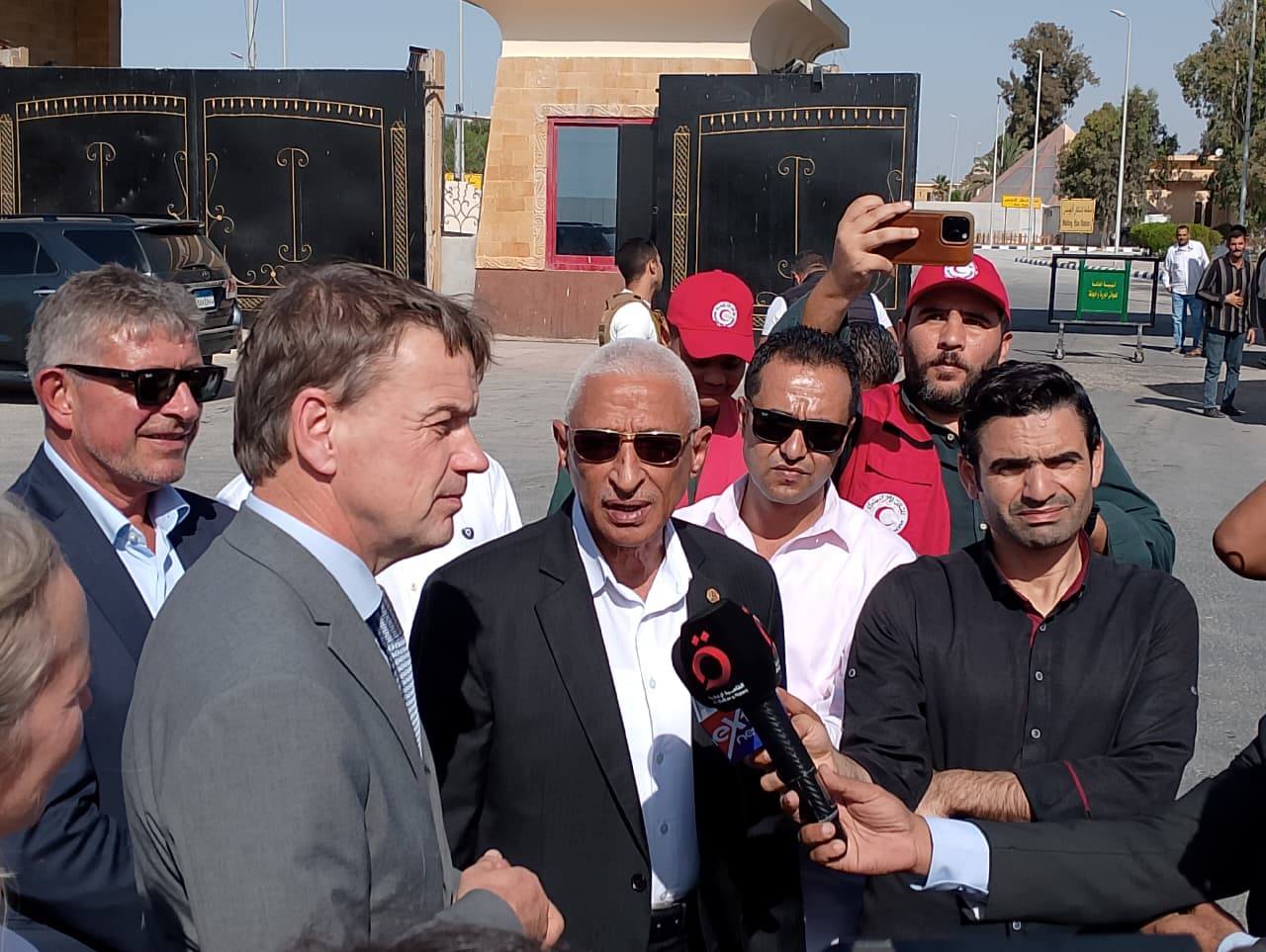 Danish delegation visits Rafah crossing