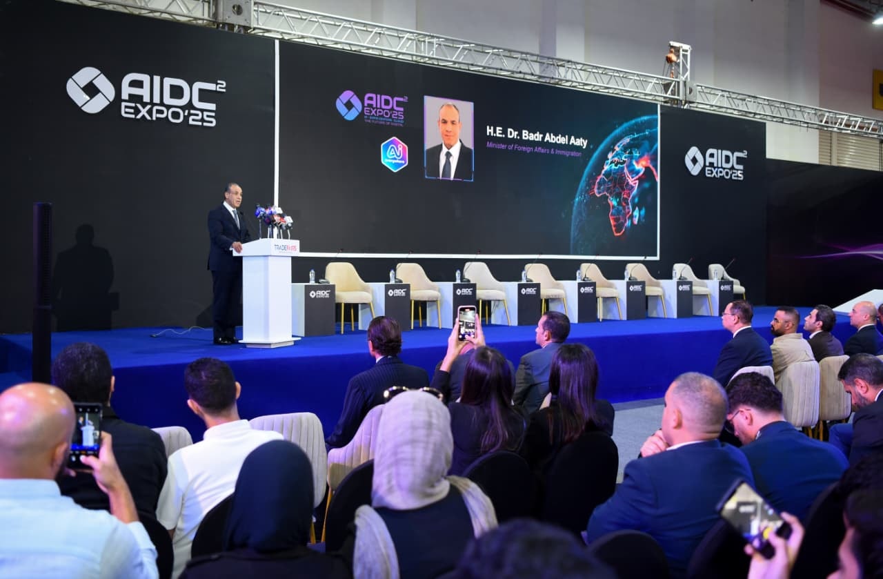 Egyptian FM Badr Abdelatty attends Cairo AI conference