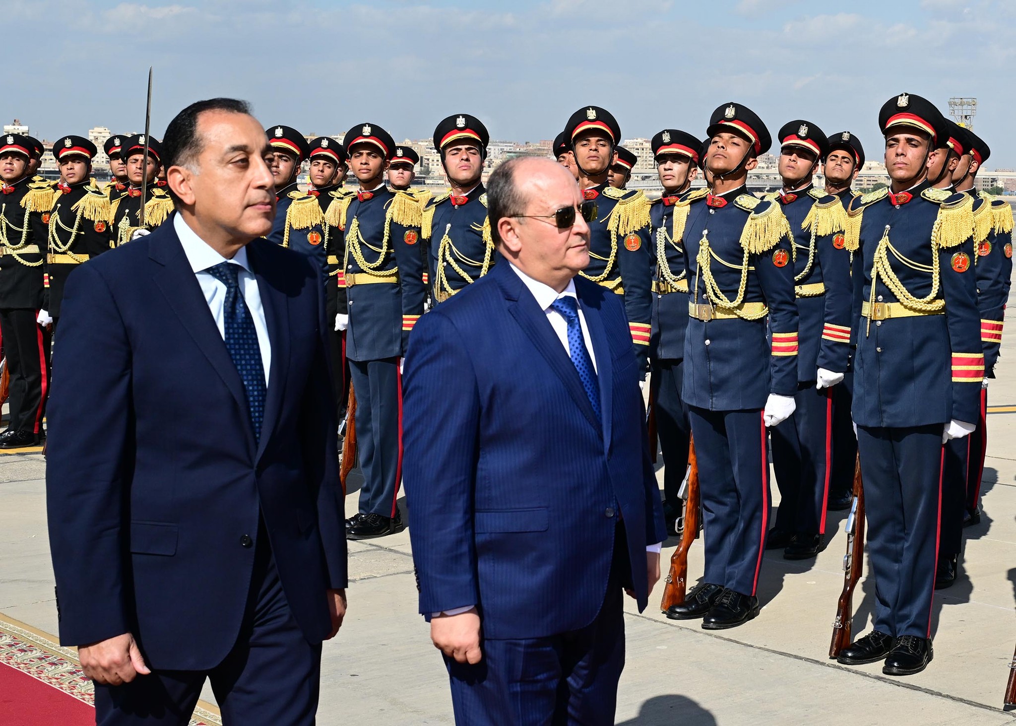 Algeria Prime Minister Arrives in Cairo on an Official Visit