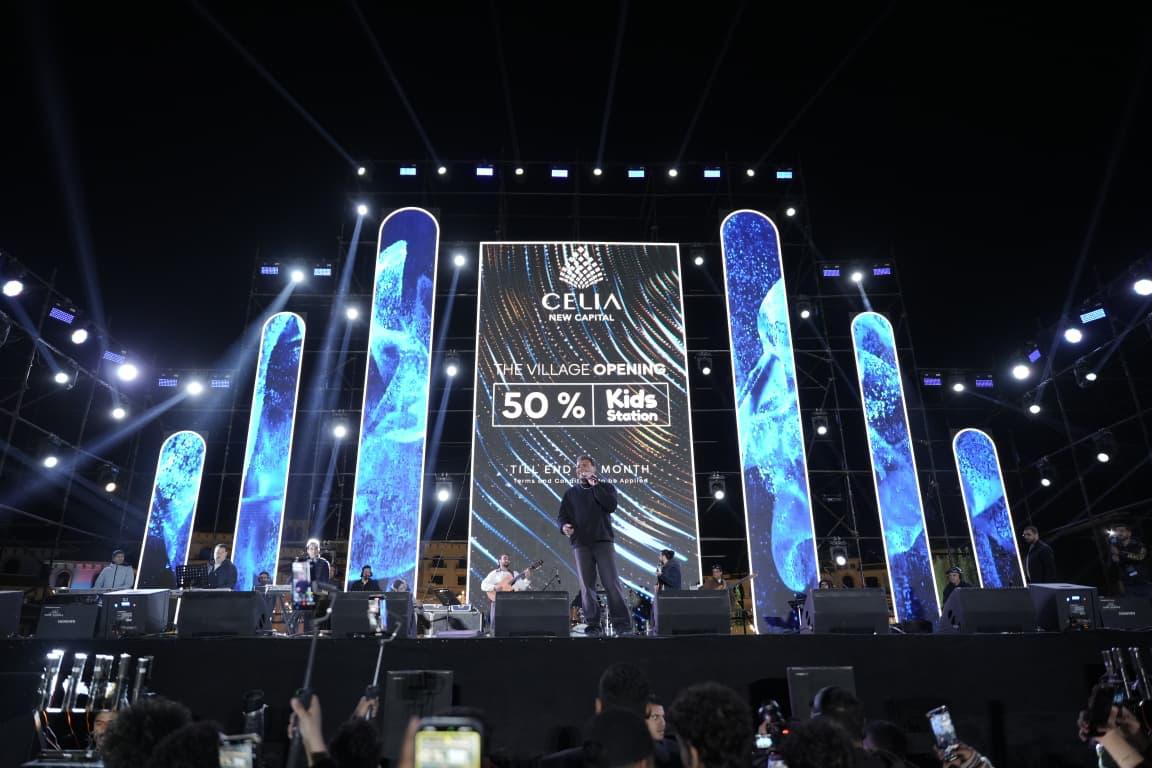 Ramy Sabry performs at opening of “The Village” in Egypt’s Celia development in New Administrative Capital 1