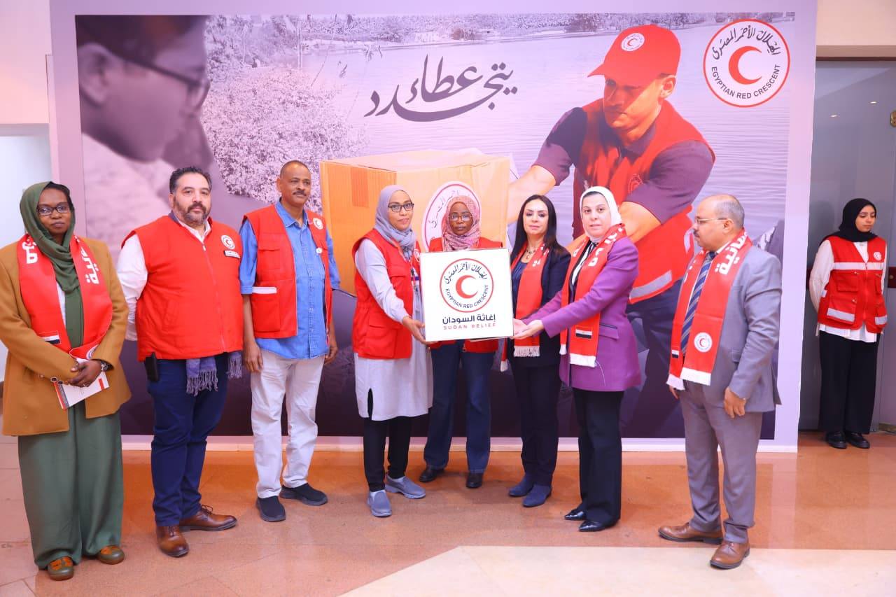 Egypt sends first overland aid convoy to Sudan since war 3
