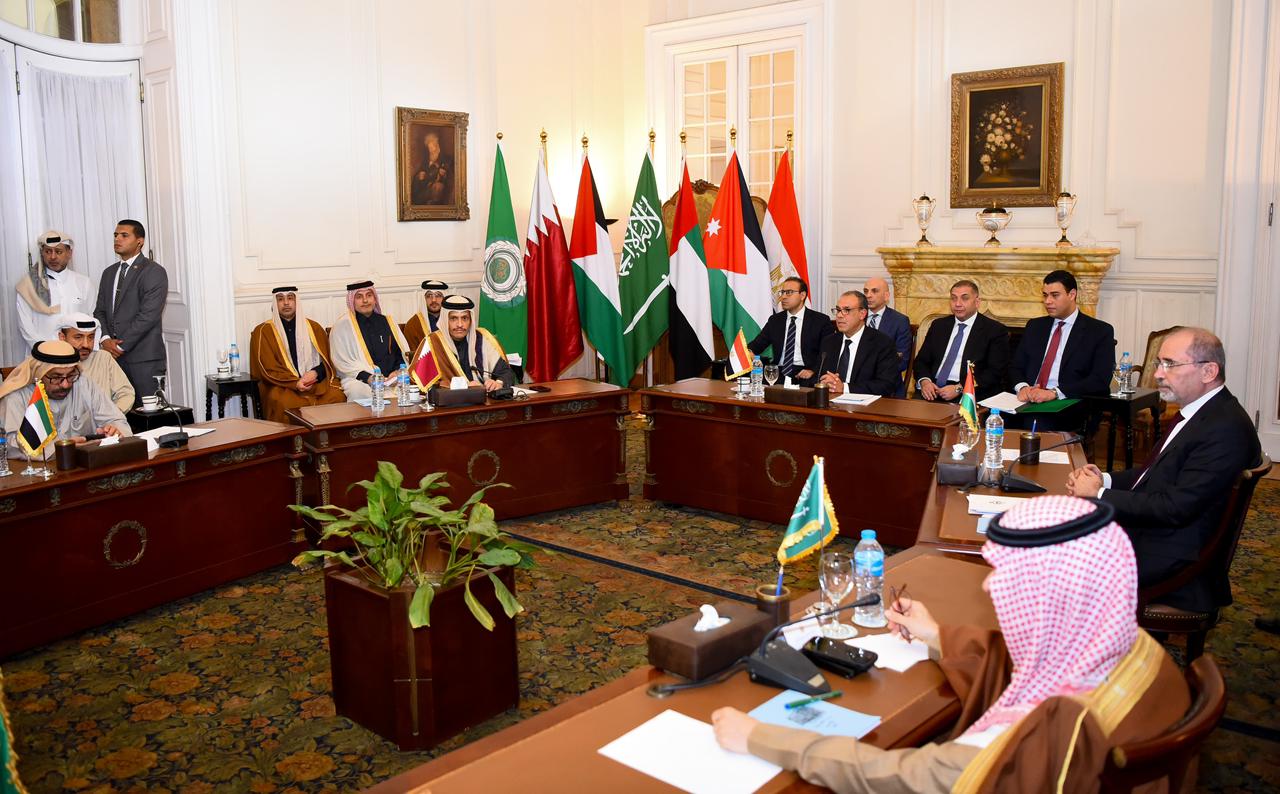 Egyptian FM Badr Abdelatty attends Cairo meeting for 5 Arab nations, PLO and AL 1