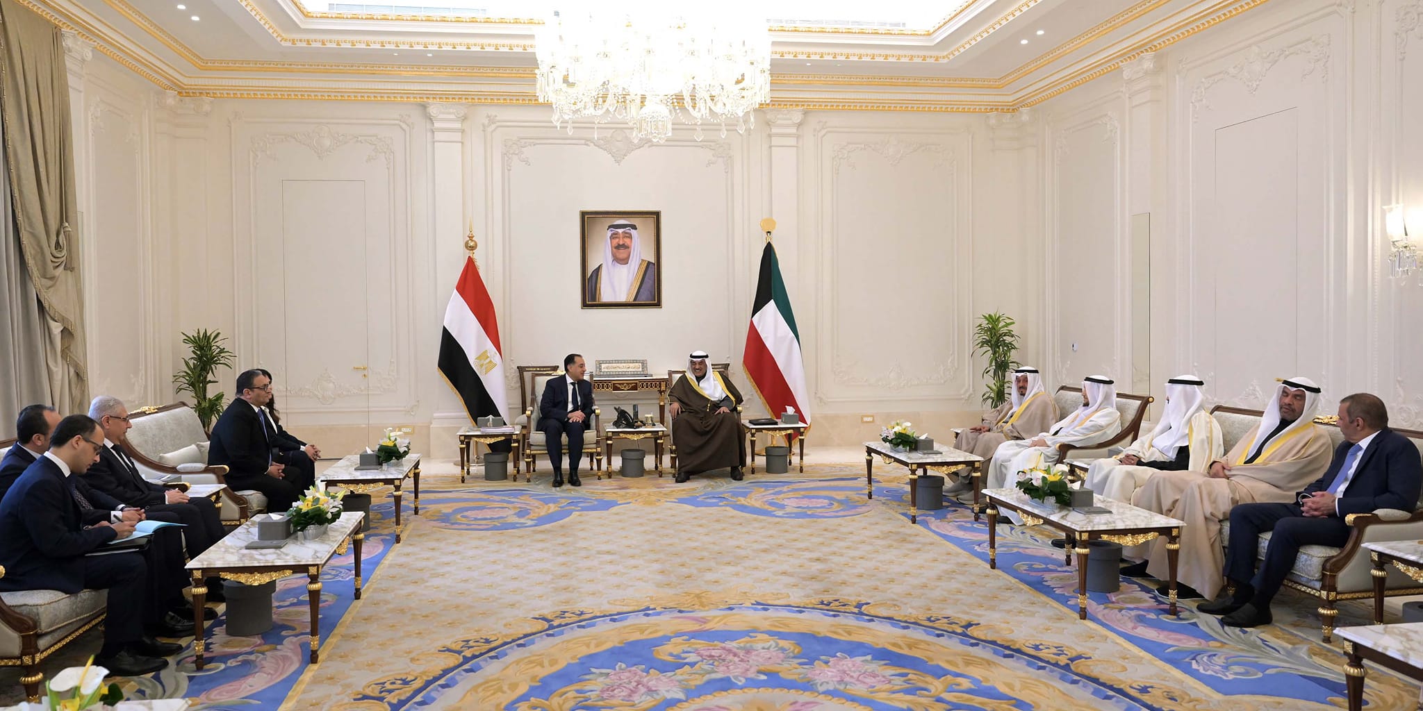 Egypt PM and Kuwait Crown Prince 2