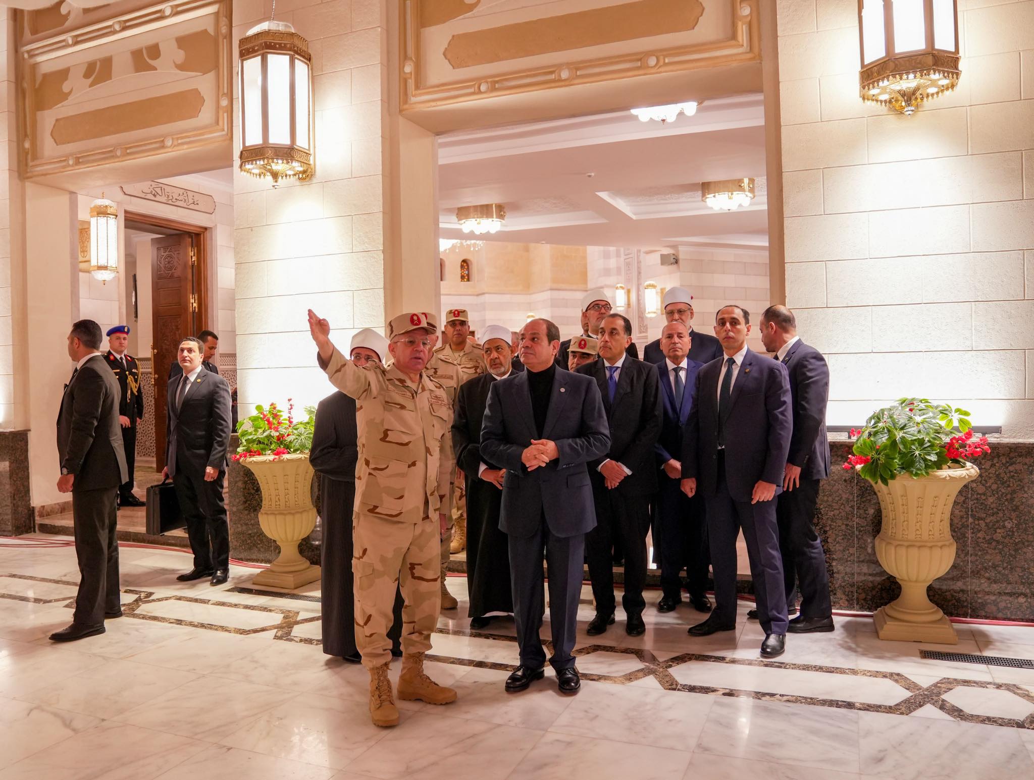 President Sisi launches renovations works at Sayyida Nafisa Mosque