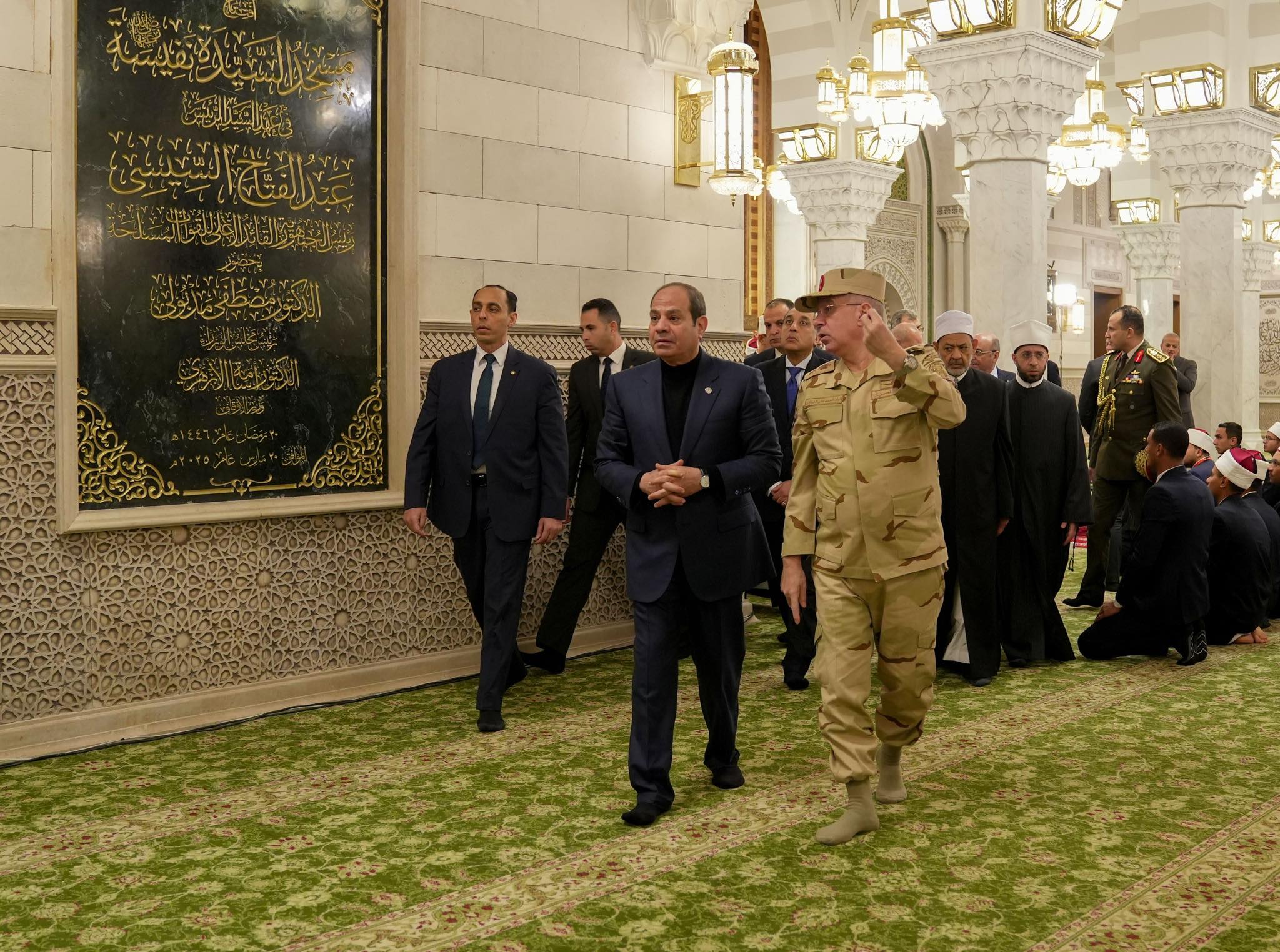 President Sisi launches renovations works at Sayyida Nafisa Mosque 3