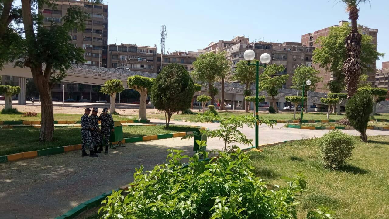 A file photo of a garden in Cairo