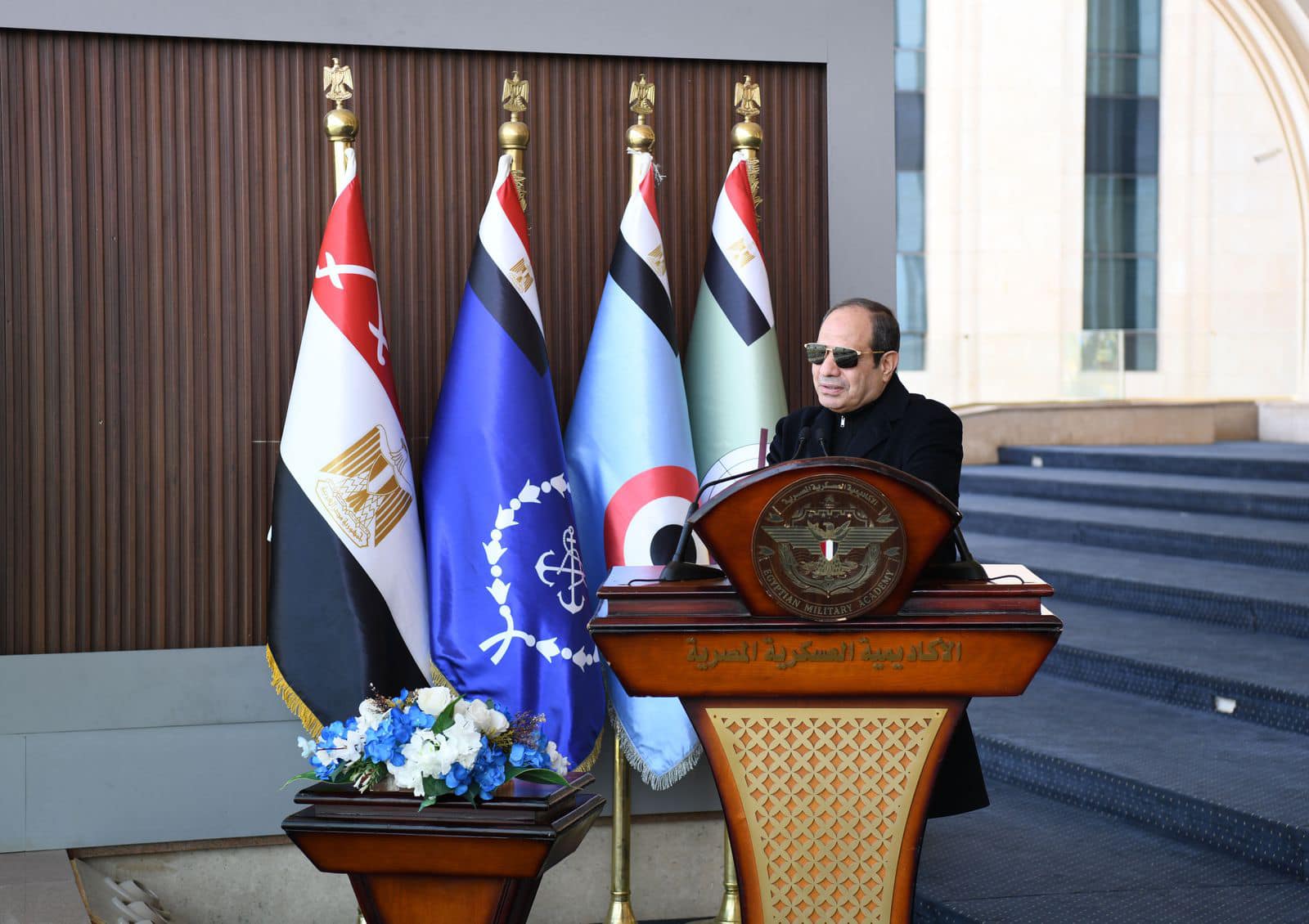 Sisi visits Military Academy 1