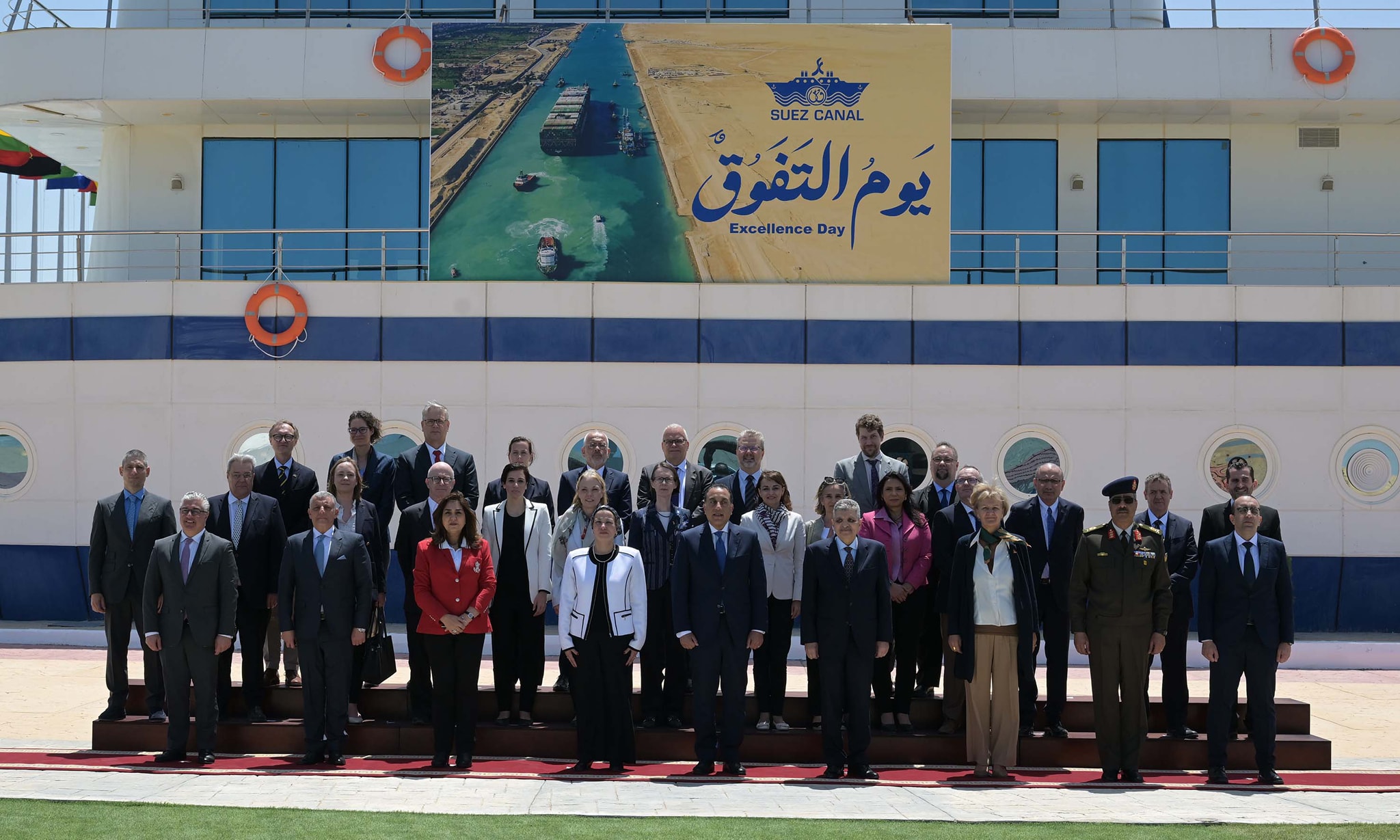 Prime Minister Mustafa Madbouly attends a celebration for the Suez Canal Authority (SCA) in Ismailia 5