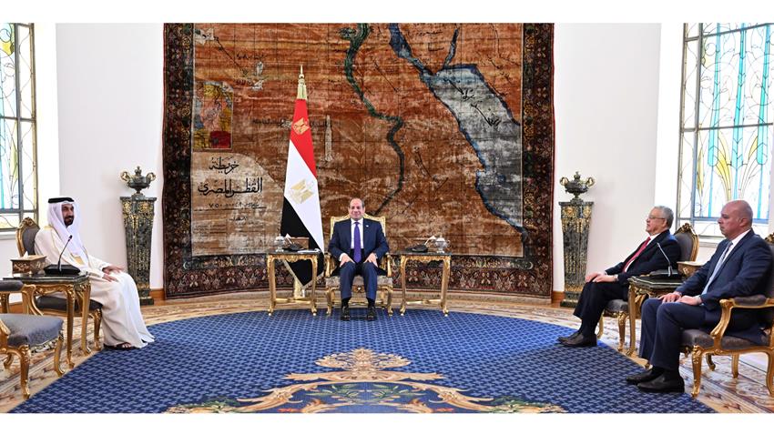 President Sisi meets with Arab Parliament speaker